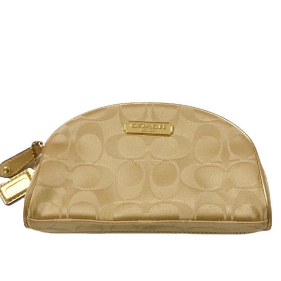 Coach Handbags - SOLD COACH SIGNATURE “C” LOGO COSMETIC CASE
